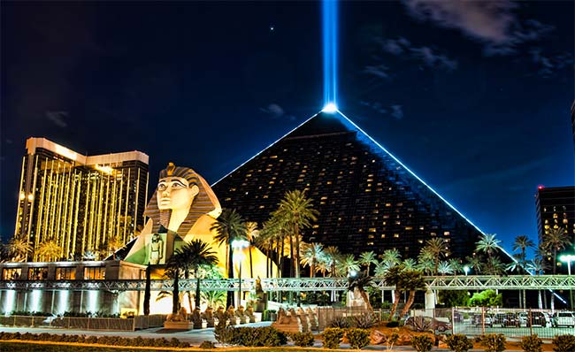 Luxor hotel, Las Vegas